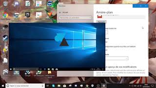 comment retrouver ou modifier ses fonds décrans après avoir réinitialiser son pc  Windows 10 [upl. by Nnylrac]