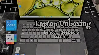 Unboxing New Laptop  Lenovo Ideapad 5  Aesthetic [upl. by Ullund]