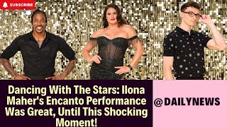 Dancing With The Stars Ilona Mahers Encanto Performance Was Great Until This Shocking Moment [upl. by Ninazan]