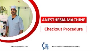 Anesthesia machine check out procedure  Saneesh  AnesthesiaTOOLS [upl. by Ordnasela84]