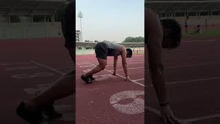 Block start 10m slow motion workout athletics usainbolt trending olympicsmedalist usolympian [upl. by Chelsie517]