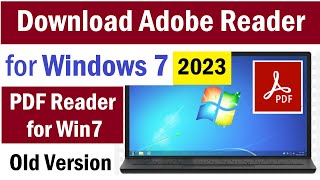 How To Download Adobe Reader For Windows 7  Adobe Reader Free Download For Windows 7 32bit  PDF [upl. by Ajiam615]