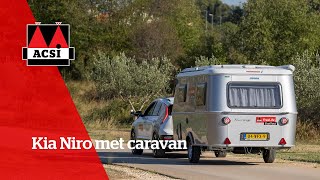 Caravan trekken met Kia Niro Hybrid 16 GDi  ACSI FreeLife Testtour 2022  Kroatië [upl. by Alaik74]