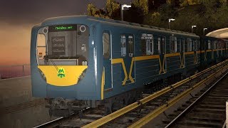 Metrostroi  815402К на Киевской карте [upl. by Sagerman]