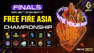 ENG Free Fire Asia Championship  Finals  Free Fire Esports [upl. by Ahtoelc]