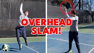 HOW to Hit an Overhead Slam  The Pickleball Clinic [upl. by Dorraj]