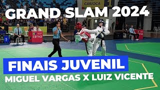 Grand Slam 2024 Finais Juvenil  Miguel Vargas x Luiz Vicente 45kg [upl. by Regni]