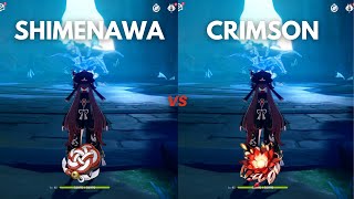 Shimenawa vs CRIMSON  Best Build for F2P HuTao  Genshin Impact [upl. by Gilbertson296]