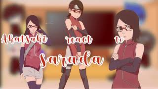 Akatsuki react to sarada pls no hate ❤ gacha club [upl. by Jaquelin642]