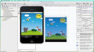 Creating a Simple App in Xcode 4 [upl. by Enerehs]
