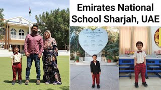 Emirates National School Sharjah UAE Campus Hamzas First Day SchoolKG2Orientation DayActivities [upl. by Mada]