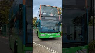 Southern vectis 1401 HF09 FVU is seen departing Sandown library on the Downs breezer to ryde [upl. by Idak496]