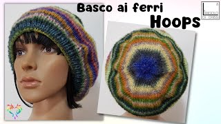 Un cappello facilissimo ai ferri quotHOOPSquot [upl. by Niffirg]