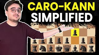 Simple amp Powerful Opening for Black – CaroKann Defense  Best Chess Moves Strategy Traps amp Ideas [upl. by Anahsohs564]