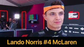 Lando Norris Post Race Interview  F1 2024 Australian GP [upl. by Daniels202]