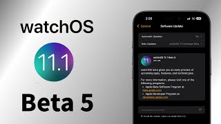 watchOS 111 Beta 5 Is OUT Public Release Imminent [upl. by Soinotna]