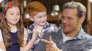 Sam Heughan Asks Kids for Dating Advice  Omaze [upl. by Olimpia39]