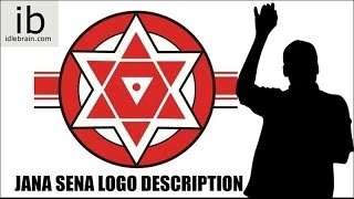 Pawan Kalyan Jana Sena logo description  idlebraincom [upl. by Ahsekyw]