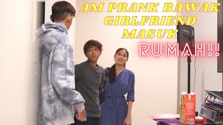 AM BAWAK GIRLFRIEND DATANG RUMAH   PRANK GF CAKAP BELAKANG [upl. by Sedaiuqlem]