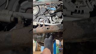 Drive belt tensioner setup 😯 garage repair cars fail mechanic tools [upl. by Neve766]