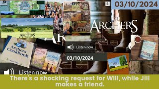 2024 10 03 The Archers Soap Opera [upl. by Siduhey458]