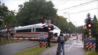 Spoorwegovergang DriebergenZeist  Dutch railroad crossing [upl. by Meggie]