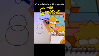 Aprende a Dibujarlo shorts thesimpsons homerosimpson dibujosfaciles dibujar [upl. by Amalee]