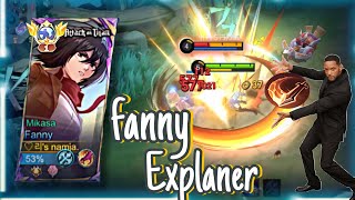 FANNY EXP LANENO PROBLEM FOR ME THIS IS HOW TO PLAY FANNY IN EXP LANEMOBILE LEGENDS [upl. by Elledoj]