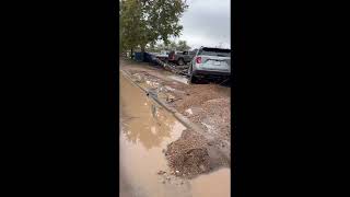 Severe Flooding in Roswell Causes Extensive Damage to City Streets [upl. by Aaren]