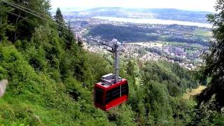 Luftseilbahn Adliswil Felsenegg Zürich 2016 [upl. by Hadnama]