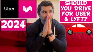 Should you be an Uber Driver or Lyft Driver in 2024 [upl. by Ennayram]