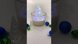 Gel Wax amp Fairy Lights🤯🤯 diy christmascandle candlemakingsupplies candlemaking [upl. by Dawaj463]