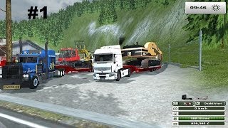 farming simulator 2013 map the alps CONVOIS EXCEPTIONNEL MODS FOREST EP 1 [upl. by Tierza]