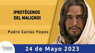 Evangelio De Hoy Miércoles 24 Mayo 2023 l Padre Carlos Yepes l Biblia l Juan 17 11b19 l Católica [upl. by Initirb875]