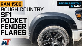 20192022 RAM 1500 Rough Country SF1 Pocket Fender Flares Review amp Install [upl. by Isolt]