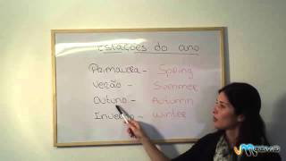 Aulas de Inglês  Estações do ano [upl. by Nared]