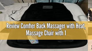 Review Comfier Back Massager with Heat Massage Chair with 10 Vibration Massage Motors Massage Chai [upl. by Wulf903]