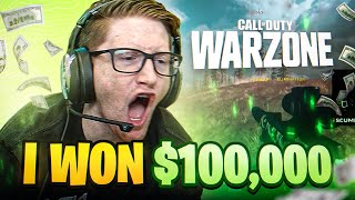 Winning 100000 On Warzone [upl. by Athalee]