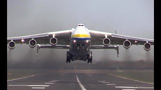 Giant Antonov An225 Mriya The Worlds Largest Aircraft Takes off Just [upl. by Salahcin562]