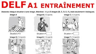 DELF A1 EXEMPLE DEXAMEN [upl. by Karia683]