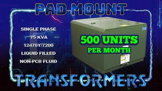 Pad Mounted Transformer 75 KVA  Electric Power Distribution [upl. by Yasmine]