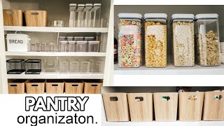 PANTRY ORGANIZATION  HOW TO ORGANIZE YOUR PANTRY [upl. by Anelram]