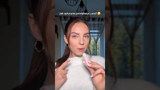 Naturalne powiększanie ust 😱 makijaż makeuptutorial jakpowiększyćusta [upl. by Jansson]