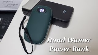 Hand Warmer Power Bank USB Rechargeable Hot Pack Portable Heater [upl. by Enerod]