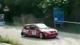 rally car loses back wheels [upl. by Marlie648]