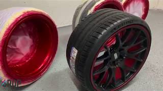 BBS Felgen in Candyred lackieren mit Spraydose  Tutorial [upl. by Aerbas]