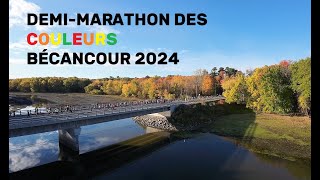 Demi Marathon des couleurs  Bécancour  2024 [upl. by Vel]