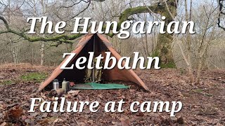 The Hungarian Zeltbahn  Canvas Military Tent  Failure at camp  Zeltbahn Military Tent [upl. by Finah819]