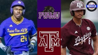 Prairie View AampM vs 7 Texas AampM Highlights Great Game  2024 College Baseball Highlights [upl. by Sesmar]