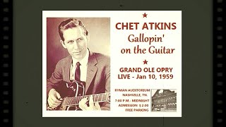 quotGalloping on the Guitarquot  Chet Atkins  Grand Ole Opry Live  Jan 10 1959  Ryman Auditorium [upl. by Marysa61]